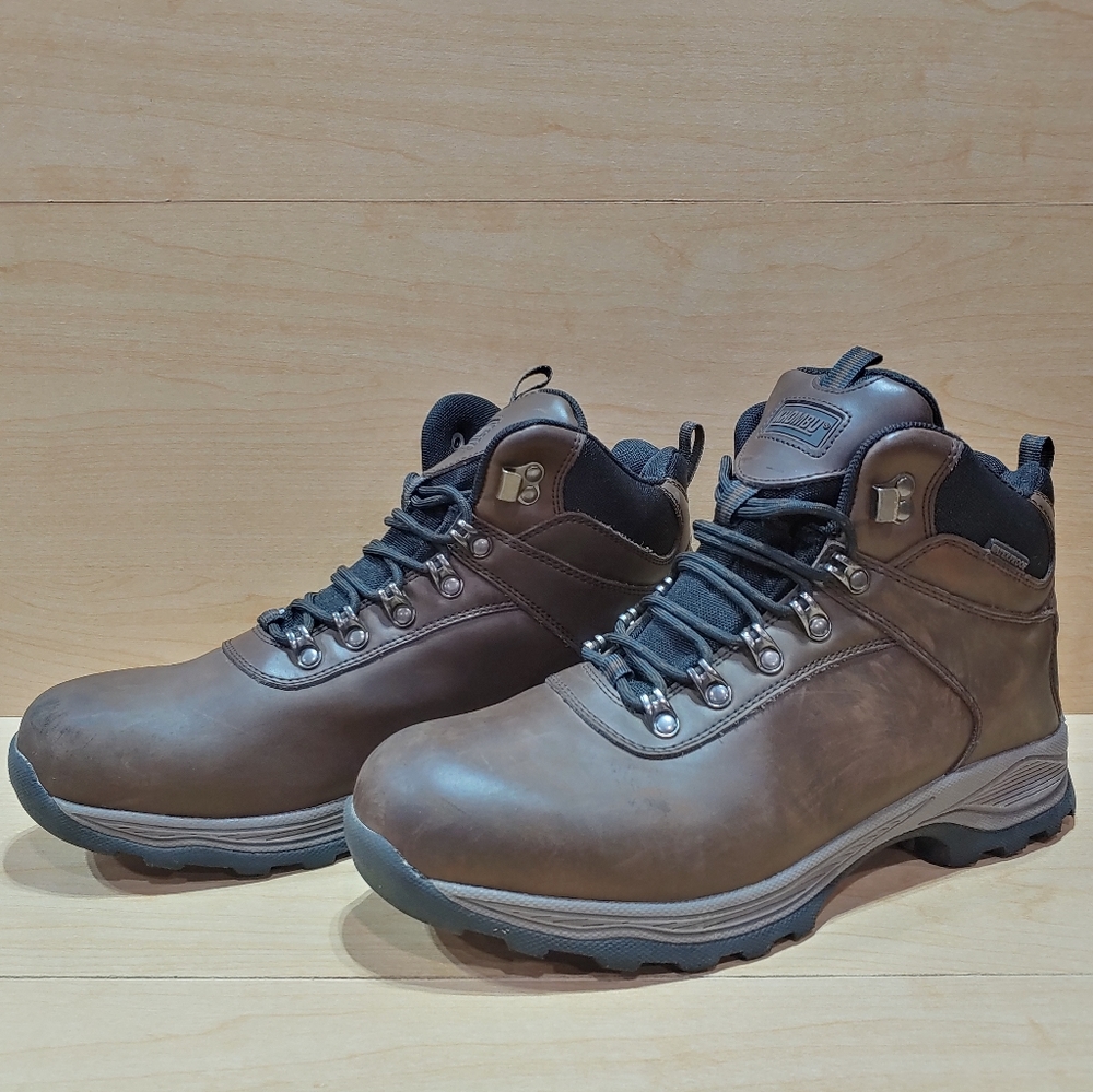 Khombu Ravine Waterproof Leather Mens Hiking Boots